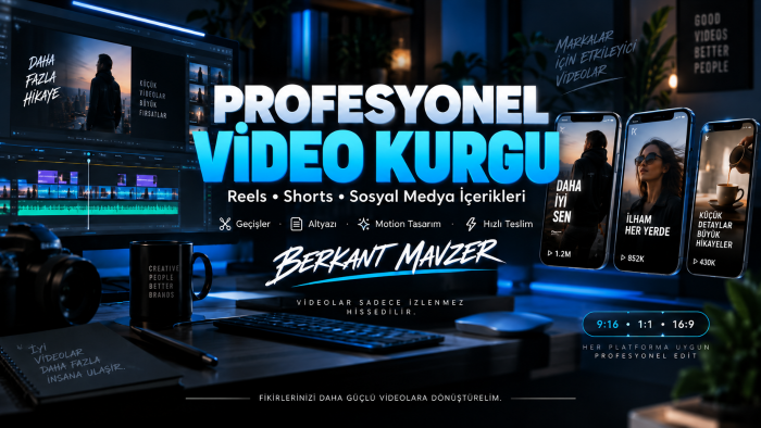 profesyonel video edit hizmeti sunuyorum