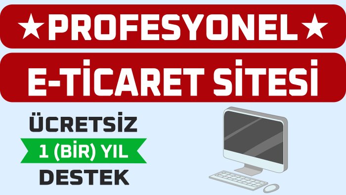 profesyonel e-ticaret sitesi kurulumu yaparım