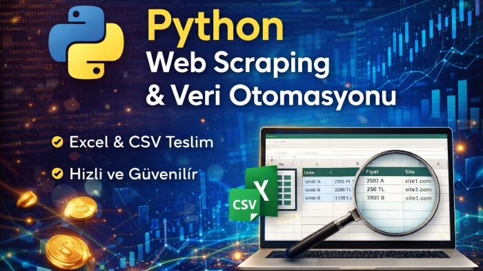 Python ile veri analizi ve otomasyon sistemi geliştiriyorum