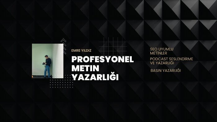 markanız için metinler yazabilirim