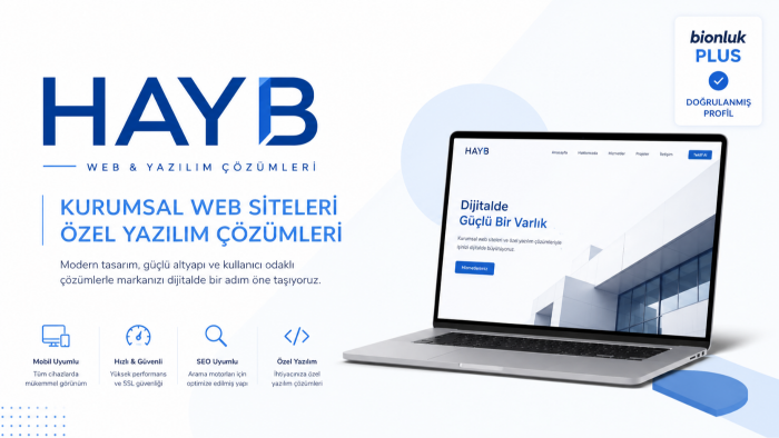 kurumsal ve profesyonel web siteleri oluşturuyorum