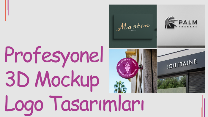 logolarınızı 3d mockup yapabilirim