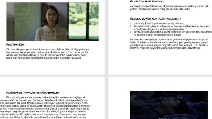 reklam, film ve dizi analizleri yaparım