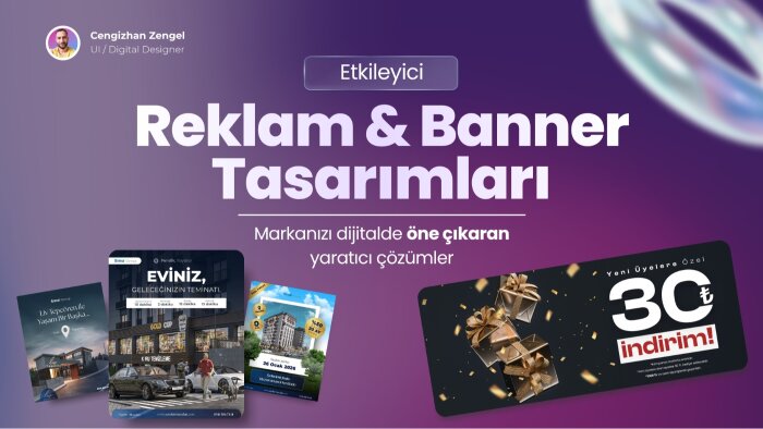 markanız için etkileyici reklam & banner tasarlıyorum