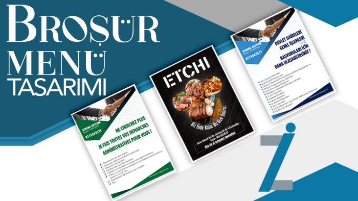 kurumsal ve dikkat çekici broşür tasarımı yaparım