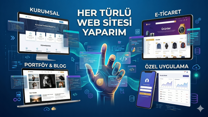 sizin için web sitesi kodlayabilirim