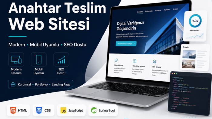 aklınızdaki web sitesini anahtar teslim oluştururum