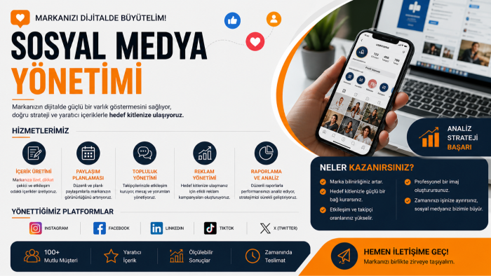 sosyal medya hesaplarınızı profesyonel olarak yönetebilirim