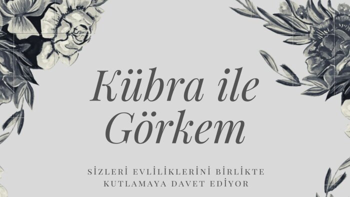 davetiye tasarımlarınızı yapabilirim