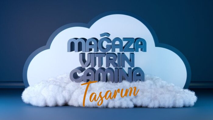 mağaza vitrin camınıza mevsime göre tasarım yapıyorum