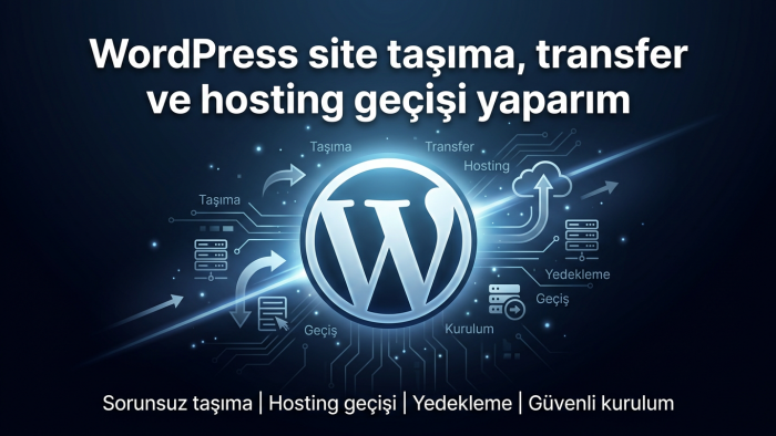 WordPress site taşıma ve transfer yaparım