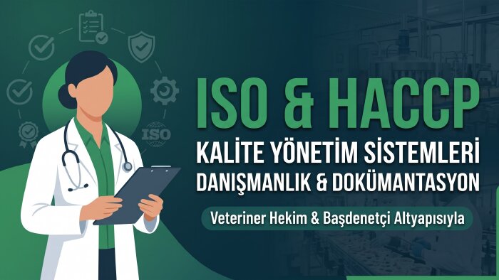 ISO ve HACCP kalite yönetim dokümanlarınızı hazırlarım