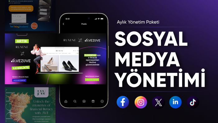 sosyal medyanızı yönetebilirim
