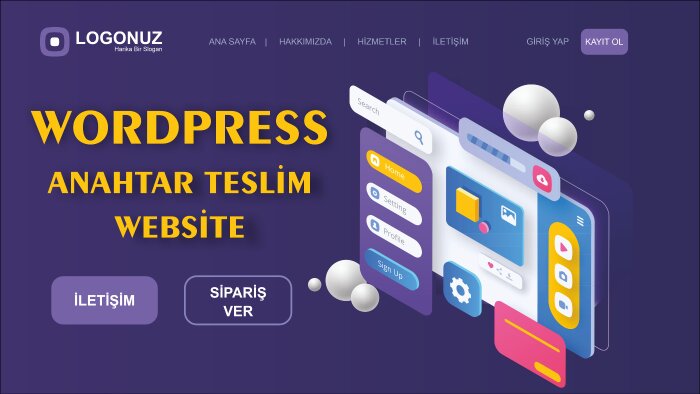 profesyonel wordpress sitenizi yaparım