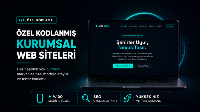 sizin i̇çin modern ve hızlı özel web siteleri kodlayabilirim