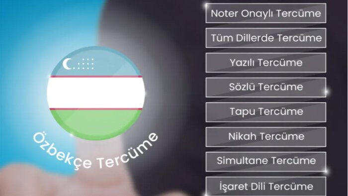 özbekçe ve rusça yeminli tercümanım, hızlı çeviri yaparım