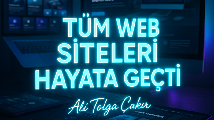 anahtar teslim web sitesi geliştiriyorum