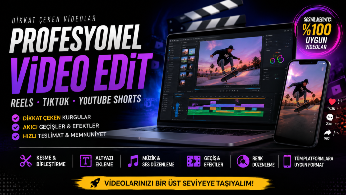 Sosyal medya videolarınızı dikkat çekici hale getiririm