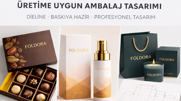 üretime uygun profesyonel ambalaj tasarımları yaparım