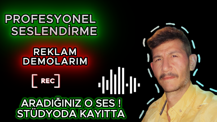  profesyonel seslendirme hizmeti veriyorum