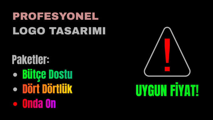 isteğinize uygun logoları tasarlarım