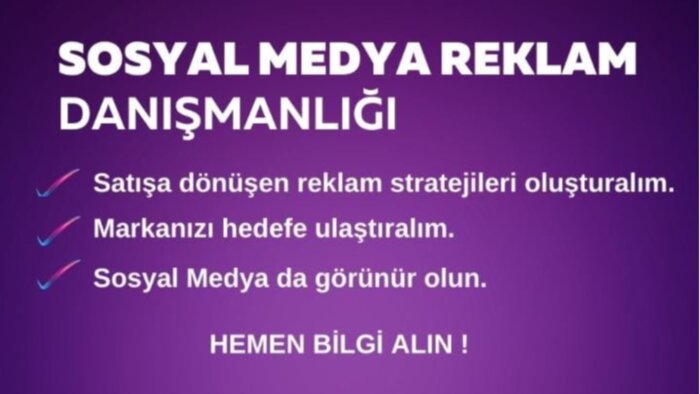 profesyonel şekilde sosyal medya reklamınızı kurabilirim