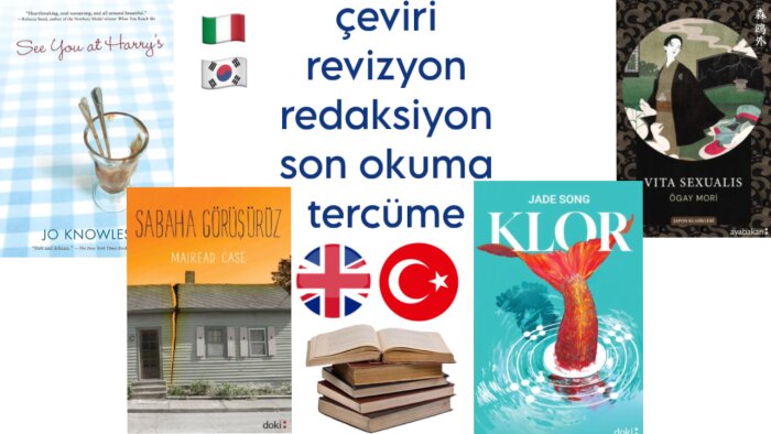 çevirileri düzenler ve redakte ederim