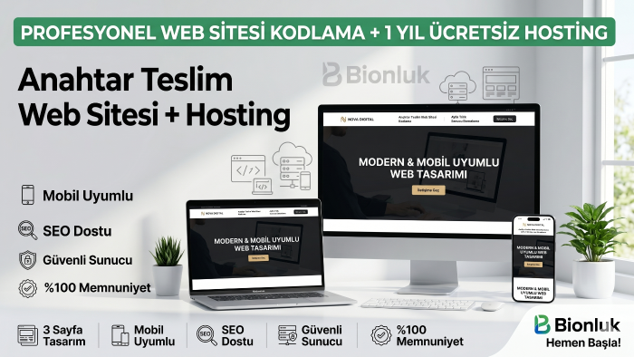 hayal ettiğiniz web sitesini kurup yayına alırım
