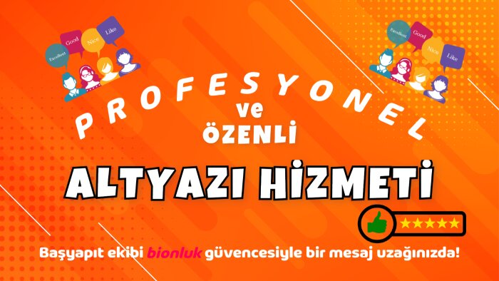 videolarınıza Türkçe altyazı ekleyebilirim