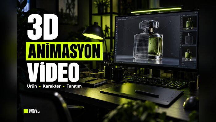 markanız için 3d ve 2d animasyon video hazırlarım