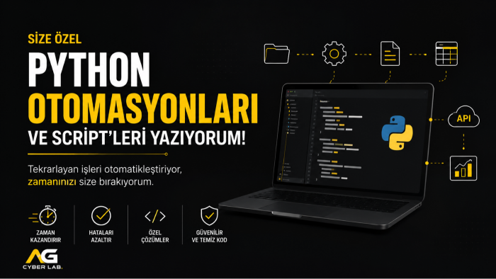 size özel Python otomasyonları ve scriptleri yazabilirim
