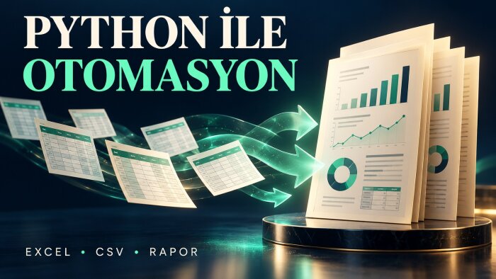 Python ile Excel ve CSV rapor işlerinizi otomatikleştireyim
