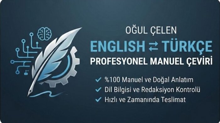 profesyonel İngilizce Türkçe çeviri yapıyorum