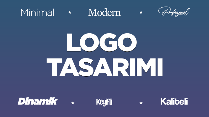 modern, özgün, kaliteli ve profesyonel logolar tasarlarım