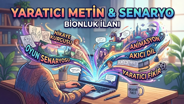 yaratıcı metin özgün senaryo yazabilirim