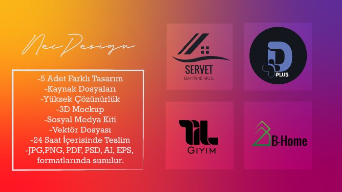özgün ve minimal logolar tasarlayabilirim
