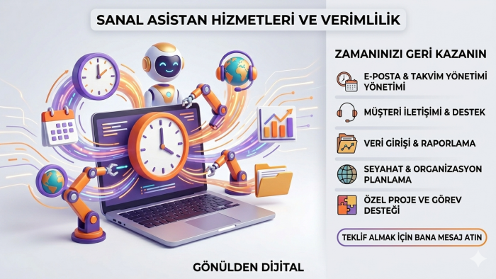 idari işlerinizi ve randevularınızı titizlikle yönetirim