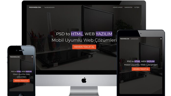 psd tasarımlarınızı html5 + css3 + jquery haline çeviririm