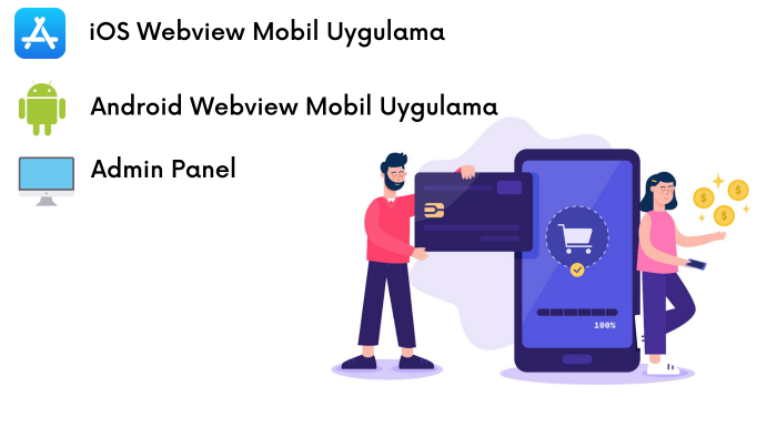 web sitenizi ios ve android webview uygulama yapabilirim
