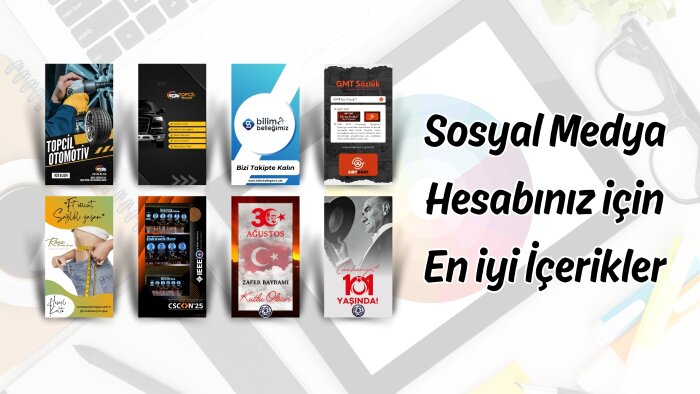 sosyal medya için post ve story hazırlayabilirim
