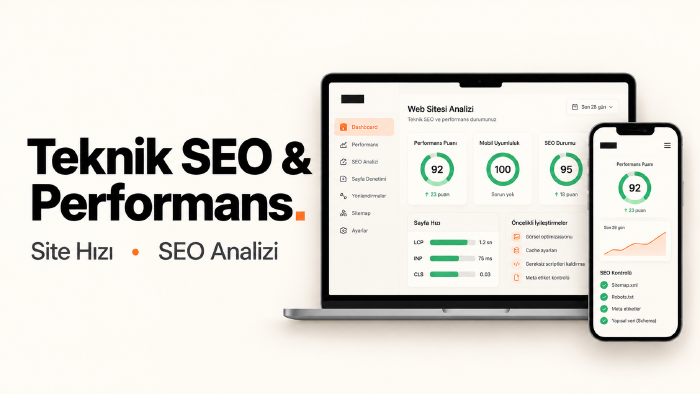 web sitenizin teknik SEO ve hız sorunlarını çözerim