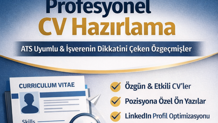 i̇şverenin dikkatini çeken cv ve önyazılar hazırlıyorum