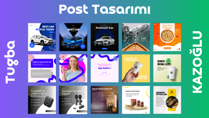 sosyal medya post/story tasarımları yaparım