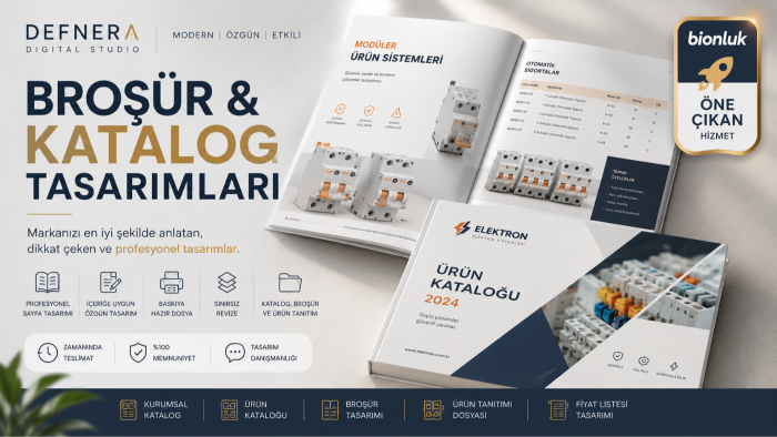 broşür ve katalog tasarımları yapıyorum