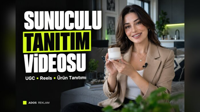 ürününüz için sunuculu ugc tanıtım videosu hazırlarım