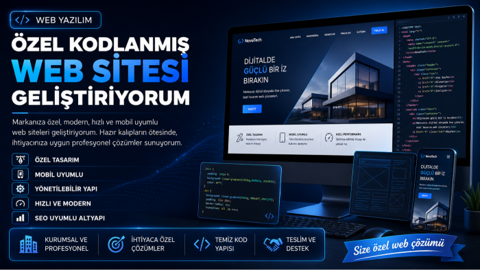 size özel modern, mobil uyumlu web sitesi yapabilirim