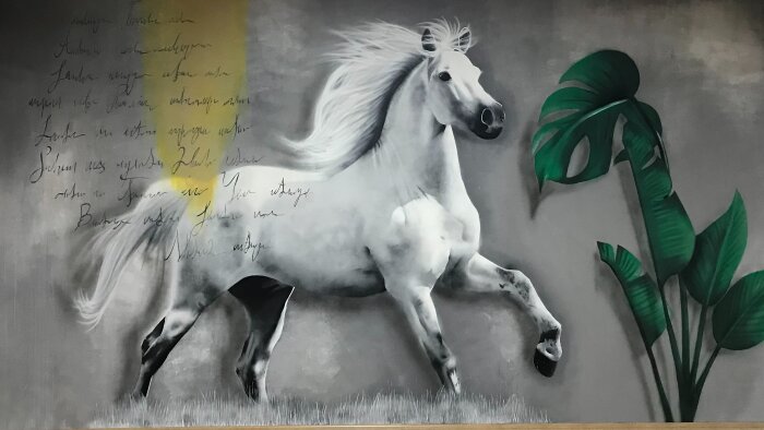 duvar çizimi ve mural art alanında çalışmalar yapıyorum