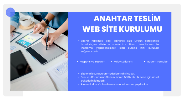 E-ticaret, kurumsal ve bireysel web sitesi yapabilirim