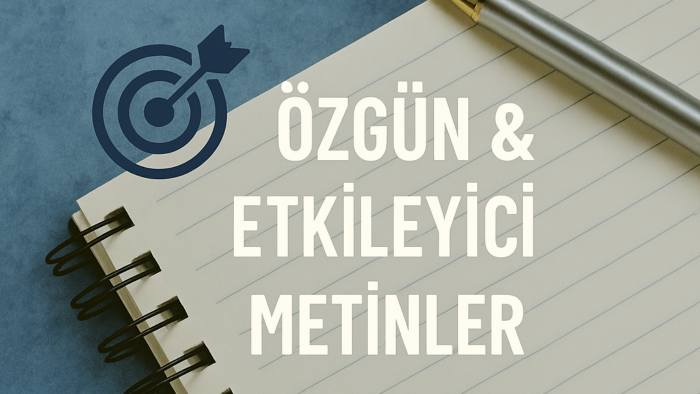 özgün ve hızlı bir şekilde metin yazarım