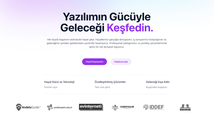 özel kodlanmış websitesi geliştiririm